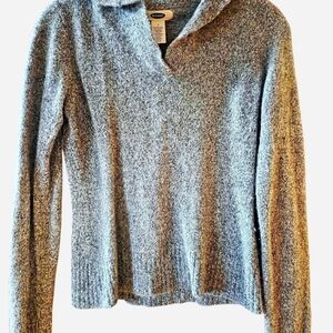 Old Navy Gray V-Neck Sweater